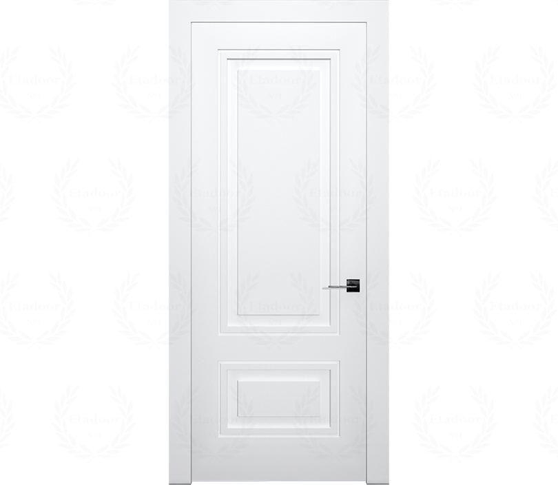 Дверь межкомнатная глухая в эмали Гранада ДГ2-2 с патиной