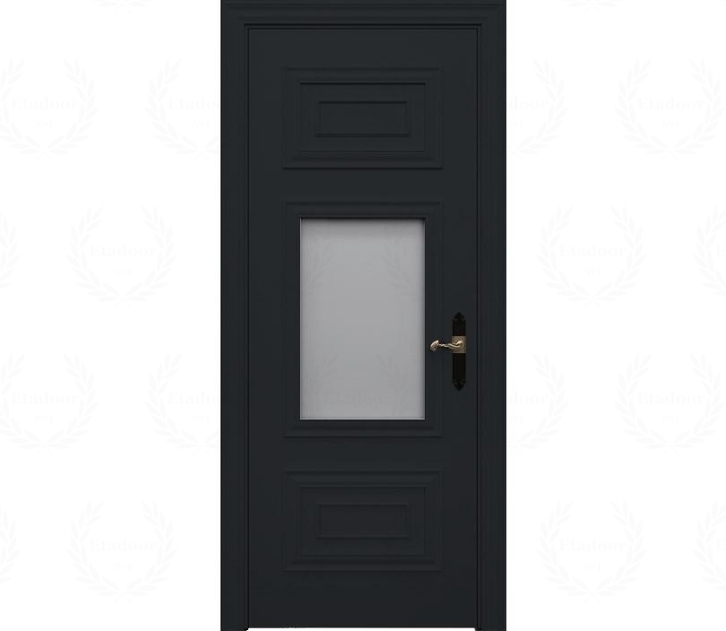 Дверь межкомнатная со стеклом Каталина ДО5 черная