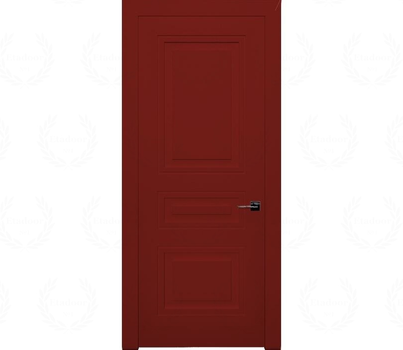 Дверь межкомнатная глухая в эмали Гранада ДГ3 цвет вишня