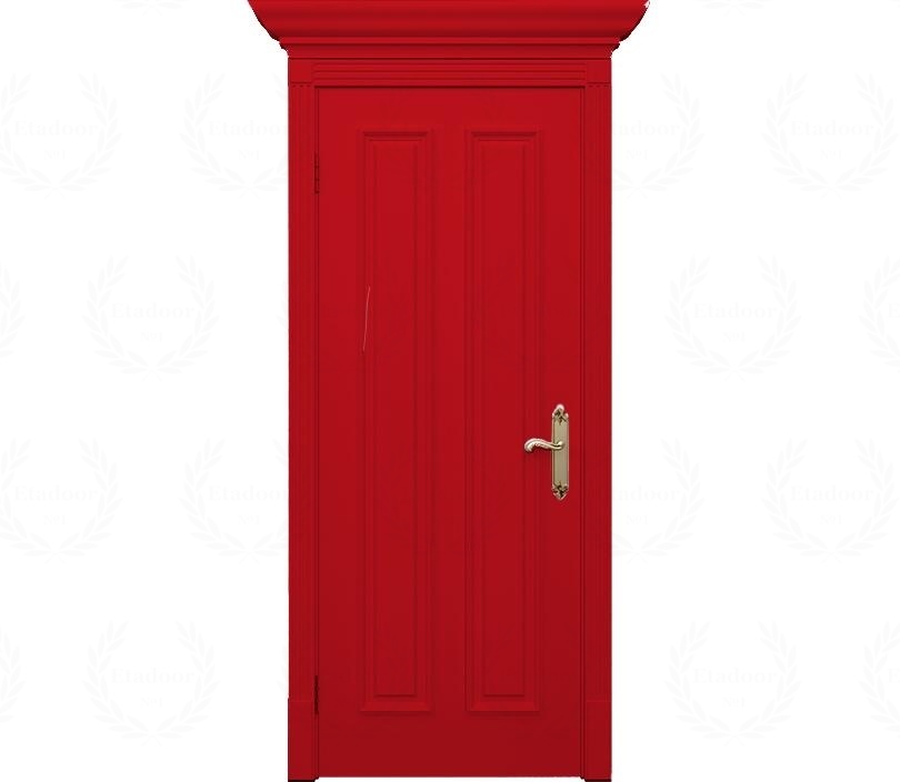 Дверь межкомнатная глухая Венеция ДГ7 красная