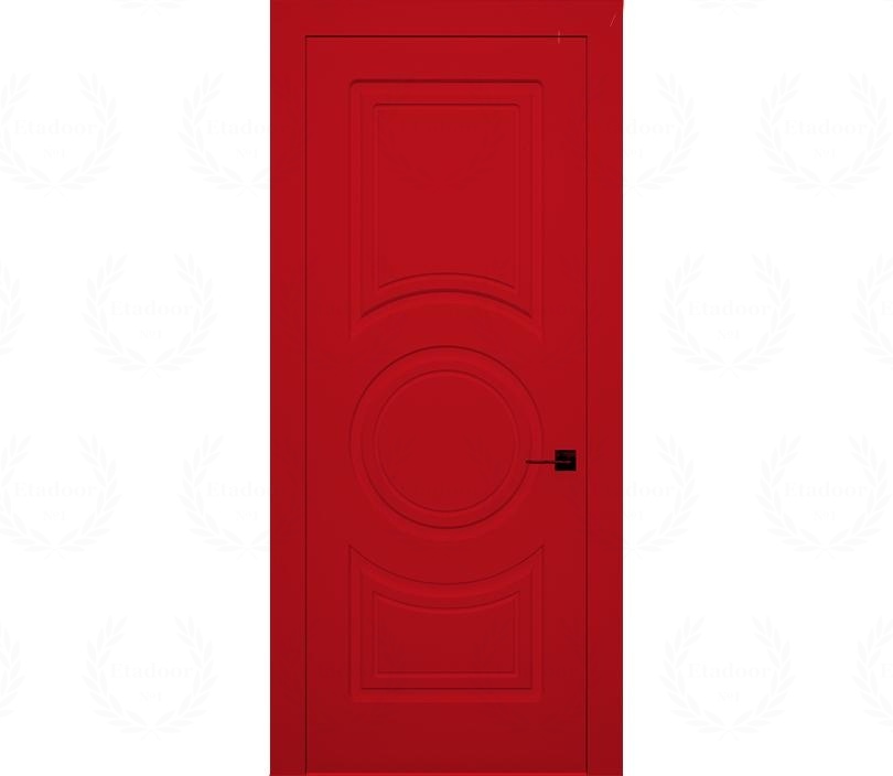Дверь межкомнатная глухая Милан ДГ15 красная
