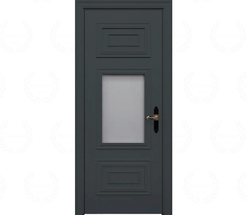 Дверь межкомнатная со стеклом Каталина ДО5 графит