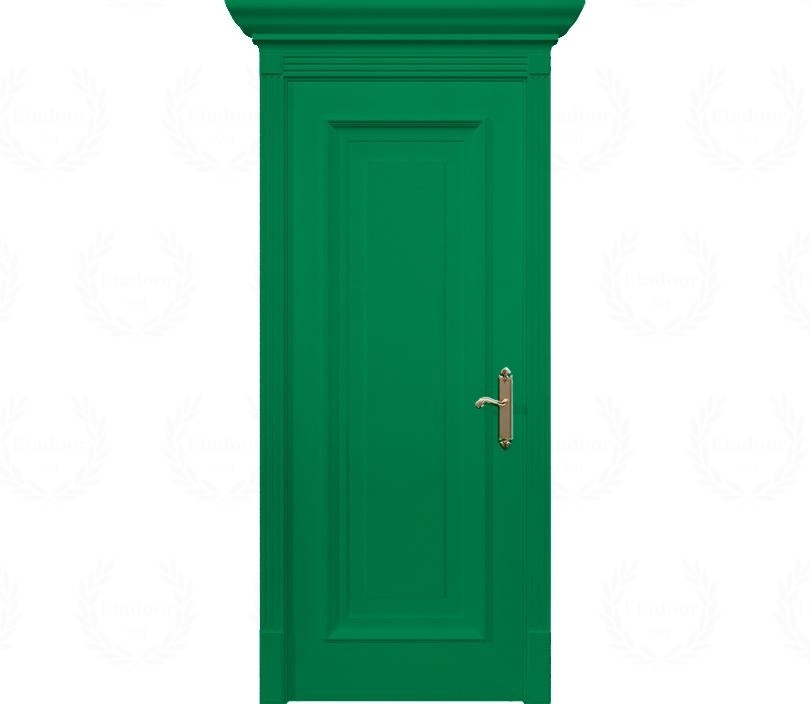Дверь межкомнатная глухая Неаполь ДГ1 зеленая
