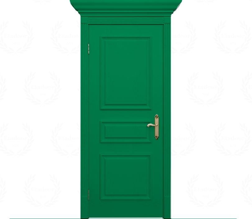 Дверь межкомнатная глухая Венеция ДГ3 зеленая