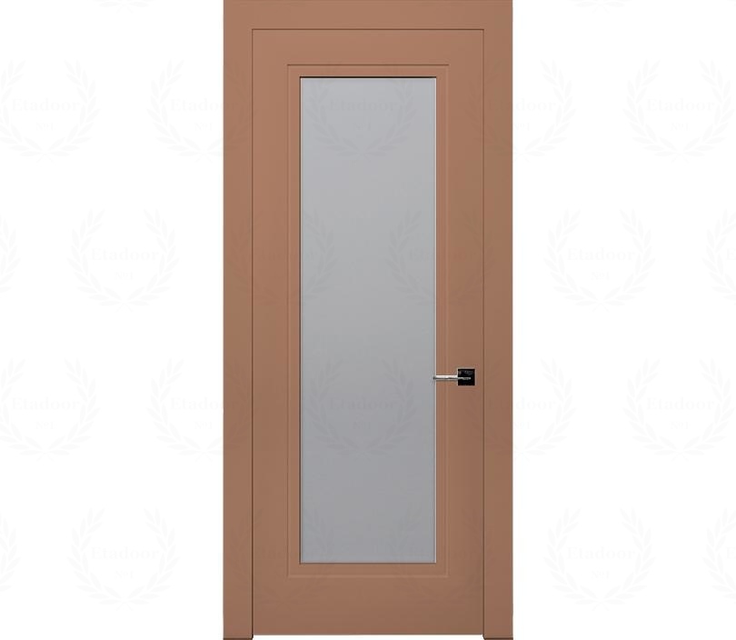 Дверь межкомнатная со стеклом Гранада ДО1 капучино