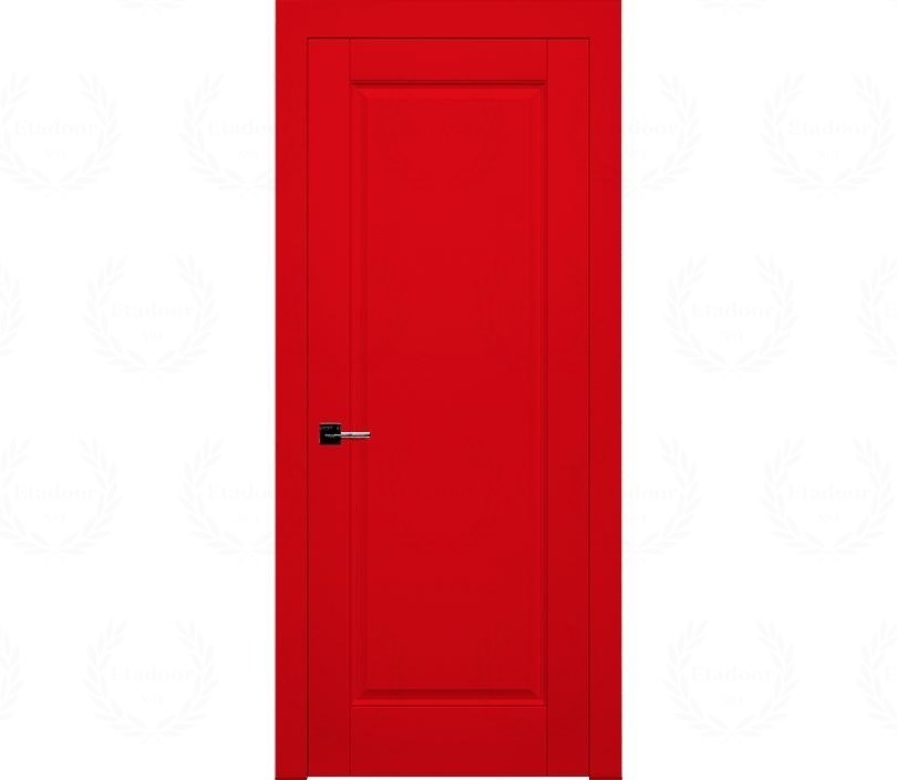Дверь межкомнатная глухая Лондон ДГ1 красная