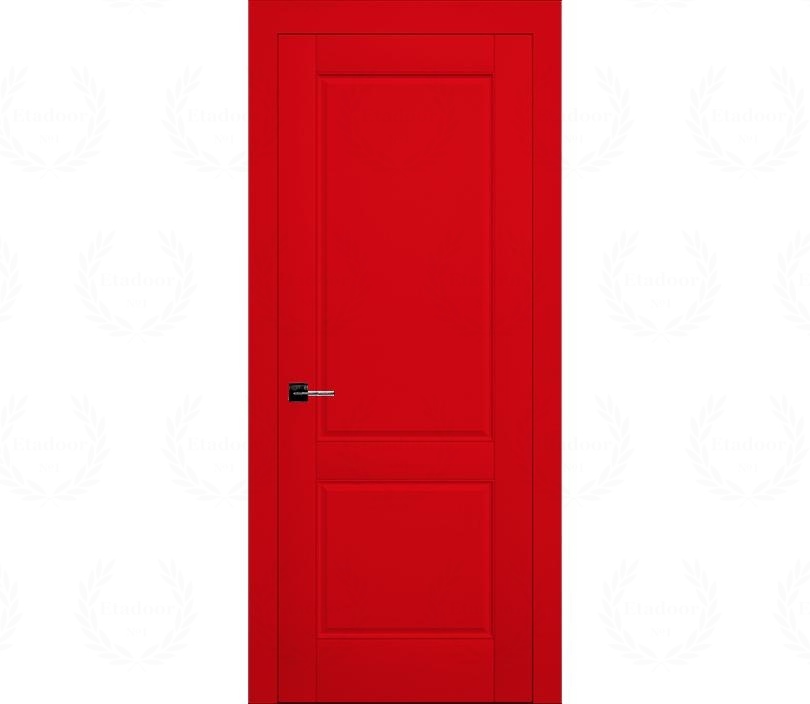 Дверь межкомнатная глухая Лондон ДГ2 красная