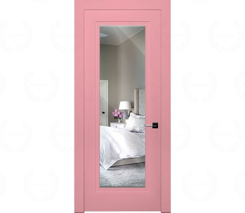Дверь межкомнатная Гранада ДО1 с зеркалом магнолия