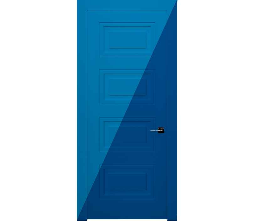 Дверь межкомнатная глухая двухцветная в эмали Гранада ДГ4