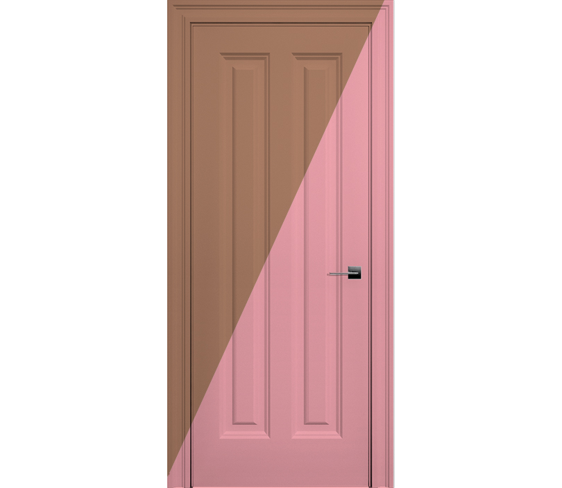 Дверь межкомнатная глухая Савона ДГ7 двухцветная