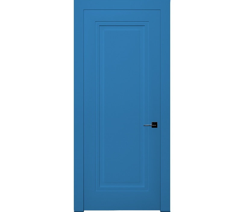Дверь межкомнатная глухая Гранада ДГ1 голубая
