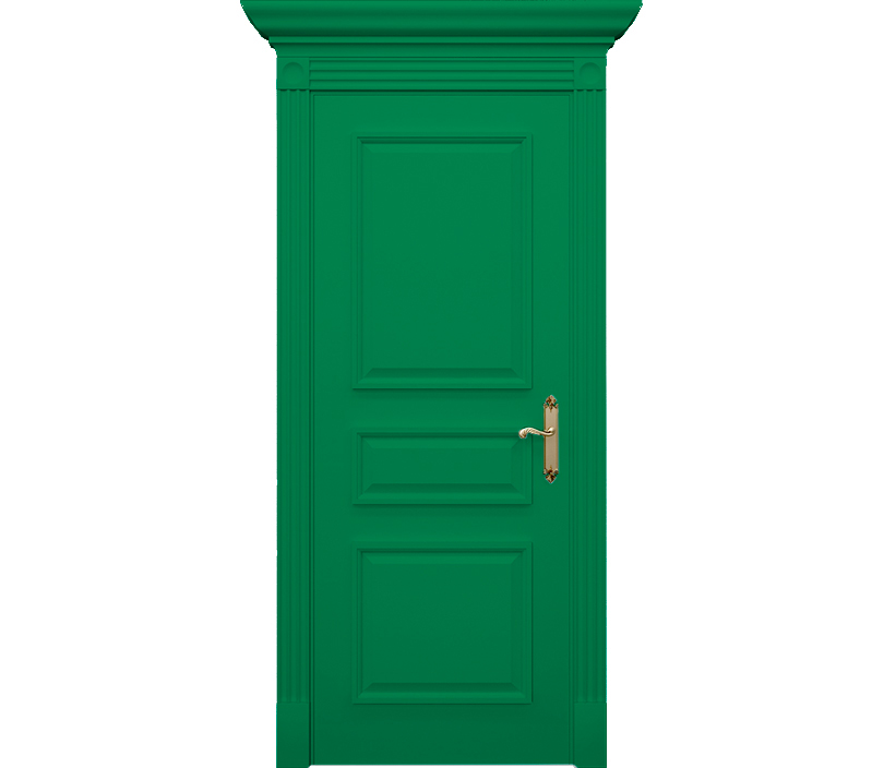 Дверь межкомнатная глухая Монца ДГ3 зеленая